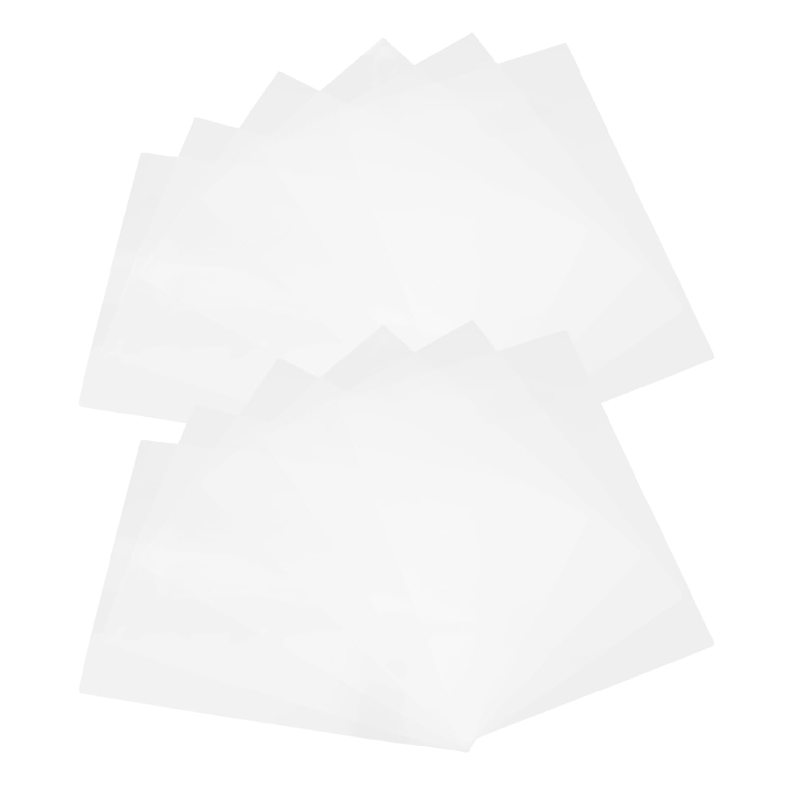 100 Pochettes à Plastifier Transparentes, Feuilles de Plastification Thermique Pet Eva, pour Documents et Recettes, Usage Bureau et Maison