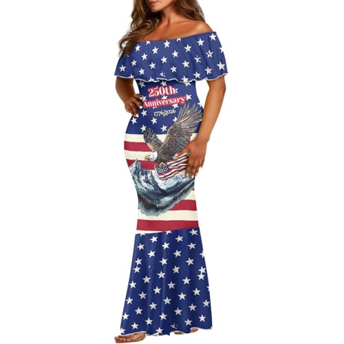 Image of Polynesian Dresses for Women Off Shoulder Maxi Dress Puletasi Samoan Dresses S-7XL
