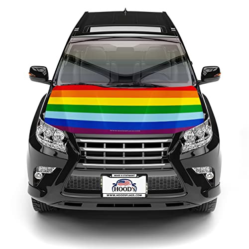 [Hood's Flags] LGBTQ Flag Car Hood Cover 63