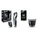 Panasonic ER-GC71-S503 - Cortapelos Impermeable con Peine-Guía 2 en 1 Barba y Cabello + Panasonic Wer9615 - Recambio de...