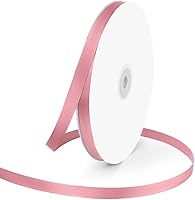 Vista 88 de Cinta de satén de poliéster de una sola cara de 5/8 pulgadas de ancho x 100 yardas, cinta de satén para manualidades, regalo, lazos para el cabello