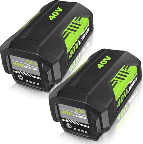 Image of 8.0Ah 40 Volt Replacement for Ryobi 40V Battery(Multi-2PACK) | Compatible with Ryobi 40 Volt Battery Leaf Blower, Leaf Vacuum, Weed Wacker, Blower, Cordless Snow Shovel, Snow Blower