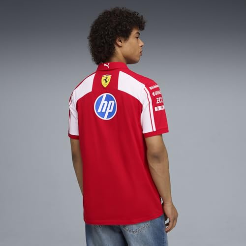 PUMA Scuderia Ferrari F1 2026 Herren Team-Poloshirt - Rot - Größe: 3XL – Ansicht 3