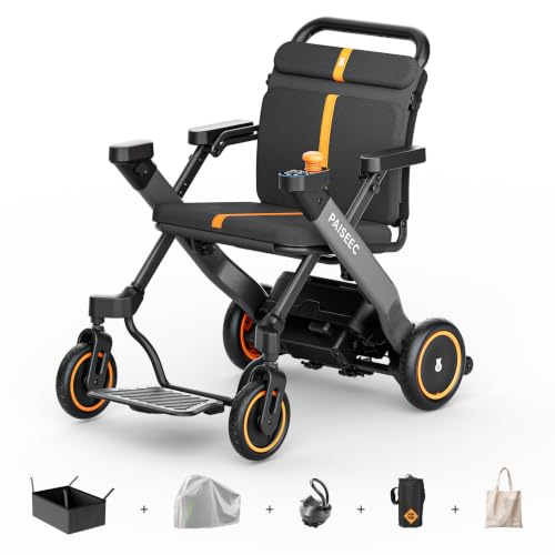 Image of Paiseec W1 2-in-1 Electric Wheelchair for Adults, Easy Folding for Travel