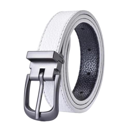 Men's cowhide pin buckle for business casual jeans