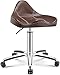Robotowe stołki do stołka roboczego Rolling krzesło biuro tatuaż masaż kuchenny robota stołek salonowy Do Masażu Salon Tattoo Home Office (Color : Brown)