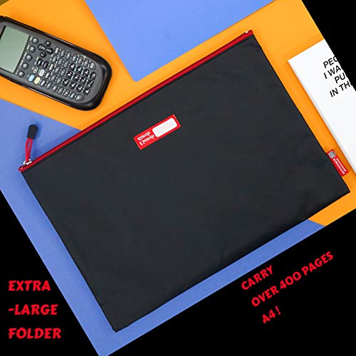 Rough Enough Large Document Folder Safe File Organizer Pouch Bag A4