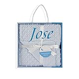 Manta de bebe personalizado con su nombre bordado, manta de 