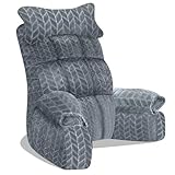 YDCEULARDOH Reading Pillow for Bed Adult – Large Bed Pillow with Arms, Supportive Back Pillow for Sitting Up in Bed for Reading, Watching TV,or Gaming