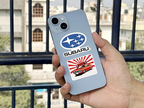 Image of WallDesign Race-Ready 40 Collection of Authentic JDM Peel and Stick Sticker Set Mobile Laptop Accessories Gifting Durable Laminated Printed Vinyl for True Japanese Speed Culture Car Fans 51 mm