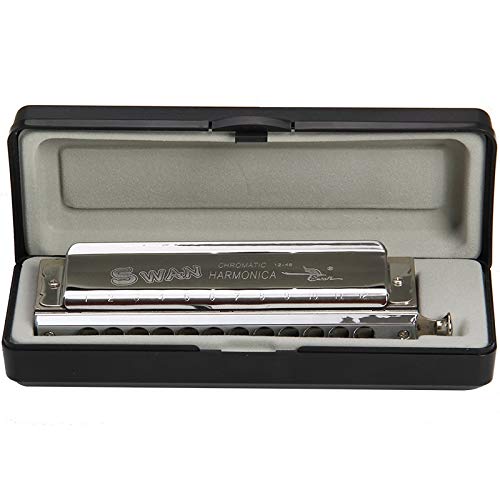 JINSUO GWTRY Swan 10/12/14/16 Trous C Key Sliver Chromatic Harmonica Standard Chromatic Harmonica en tournant Blow Holes… - Les Beatles, Paul McCartney, John Lennon, RIngo Starr, George Harrison JINSUO GWTRY Swan 10/12/14/16 Trous C Key Sliver Chromatic Harmonica Standard Chromatic Harmonica en tournant Blow Holes… – Image 5