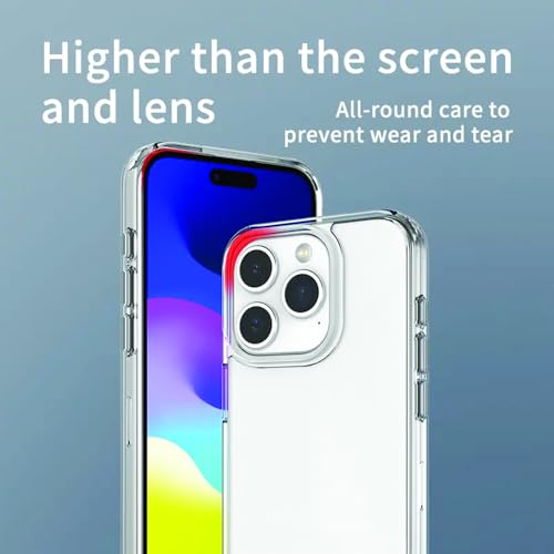 Image of amazon basics Ultra-Hybrid Crystal Clear Back Case Cover for iPhone 16 | Shockproof Design | Camera Protection Bump | Hard Clear Back | Bumper Case Cover for iPhone 16 (PC & TPU, Transparent)