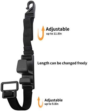 Teocenka 4-Pack Headrest Hooks for Car Universal Interior Auto Vehicle Back Front Seat Hanger Holder Organizer for Handbags Purses Coats and Grocery Bags