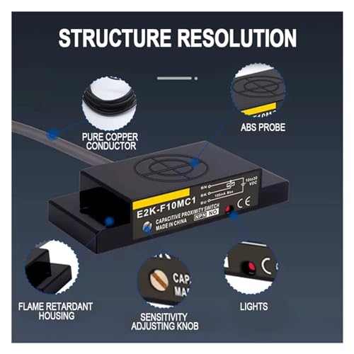 Capteur de niveau de liquide capacitif E2K-F10MC1 détective NPN NC - 5