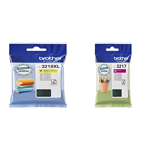 Encre Brother LC3219XLY et LC3217M pour des couleurs durables