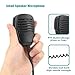 HM-158LA Compact Speaker Microphone Compatible for icom I IC-F1000 F2000 F3001 F4001 F3002 F4002 IC-V8 IC-V80 V86 radios with 2-pin screw down connector, revolving alligator clip, and 3.5mm Audio Jack