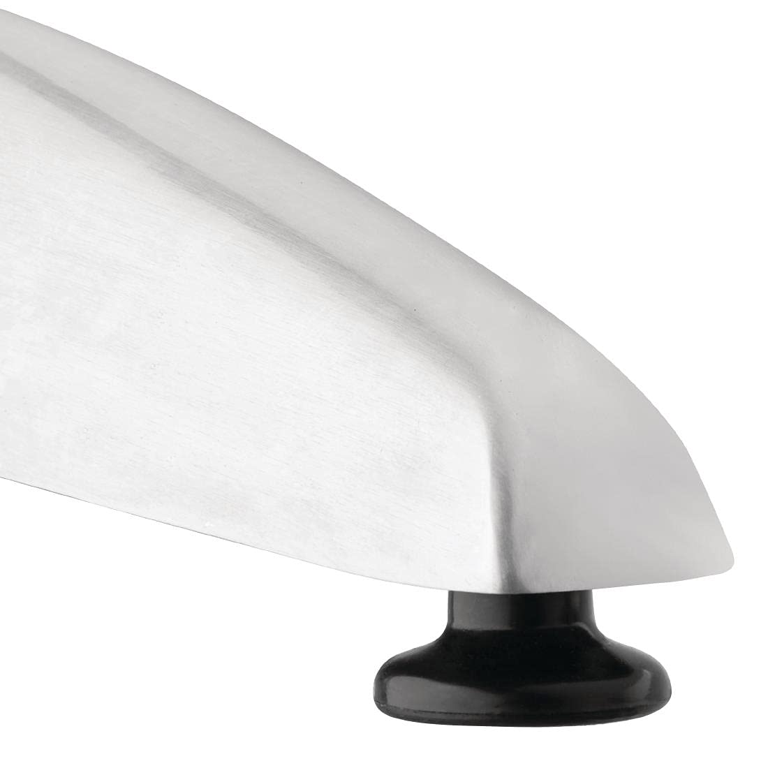 Bolero Table rectangulaire alu avec plateau inox et rebord alu 1200x600mm, gris, plateau en acier inoxydable et base en aluminium, taille: 750 (H) x 1200 (L) x 600 (P) mm, U432