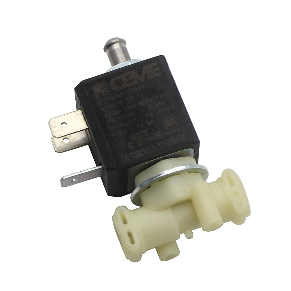 ZXGRfdefa Solenoid valve, 3/2 Way NC Direct Acting AC 110V - 120V 60HZ 14bar Water Fluid Air Steam Plastic Solenoid Electric