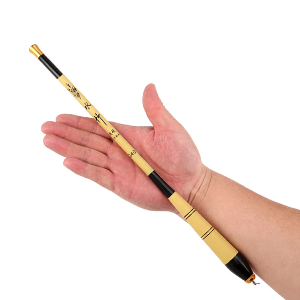 Canna da Pesca Polo da Pesca a Mano in Fibra di Carbonio Super Leggero Asta di Pesca telescopica Super Dura 2.1/3.6/4,5/5.4/6.3m di Corse di Alimentazione Lunga(3.6 m)