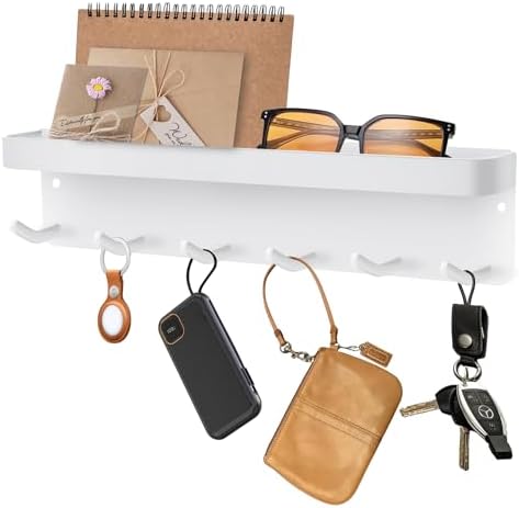 BYHANG Colgador Llaves, Ganchos para Llaves, Estante de pared Toalleros ...