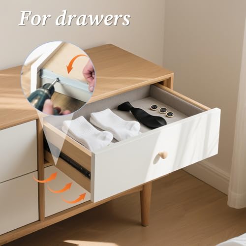 Image of 1 Roll 1 Inch x 33 Feet Low Friction Tape, Abrasion Resistant Glide Tape, Drawer Slide Tape, Drawer Glide Tapes, Squeak Resistant Tapes, Surface Protection Tapes for Wood Cabinet Curtain Furniture