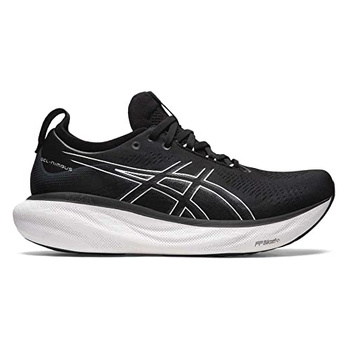 Asics Nimbus 25 Scarpa Running Da Strada Per Uomo Nero Argento 47 Eu - 2