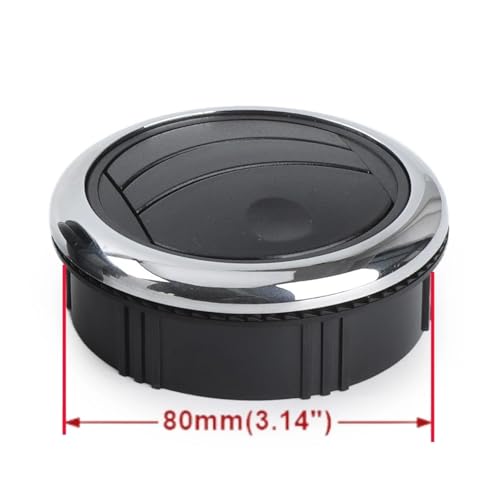 Perilla deflectora de ventilación coche 80mm para aire acondicionado RV 2