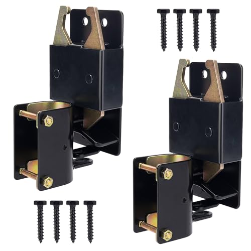 2 Way Lockable Gate Latch, Heavy Duty Farm Gate Latch, Two Way Livestock Cattle Gate Latch for Horse Corrals, Ranches, Fences, Stables,2 Pack