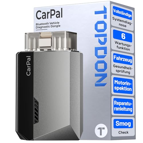 TOPDON Carpal-A Bluetooth OBD2 Diagnosegerät für Alle Fahrzeuge – Ansicht 1