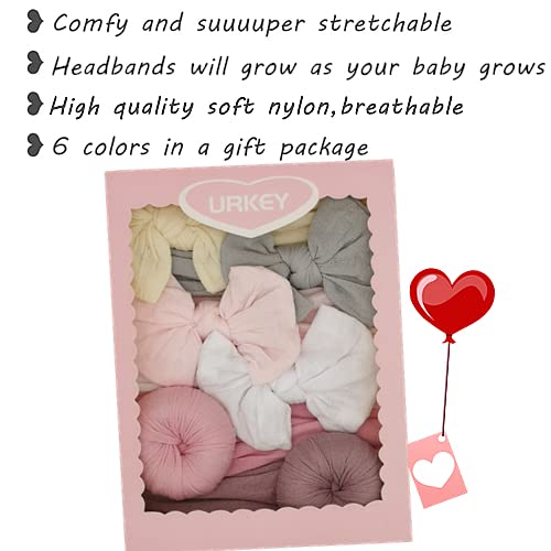 Baby Girls Bows Newborn Turban Headbands Knot Headwraps for Infant Toddler Hair Accessories2