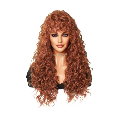 Perruques cheveux humains et fibre femme petits cheveux bouclés