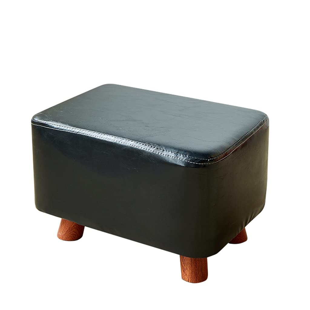 Repose-pieds en cuir pour une assise d'appoint moderne dans la chambre