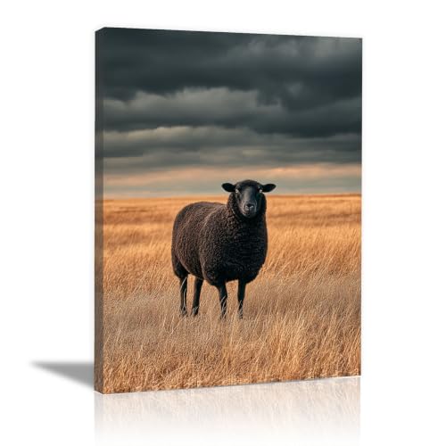 Fresque des animaux naturels amusants : art mural noir et blanc pour chambre et bain