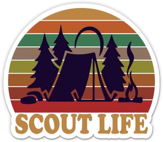 Scout Life Sticker - 3" Laptop Sticker - Waterproof Vinyl for Car, Phone, Water Bottle - Scout Pride Decal