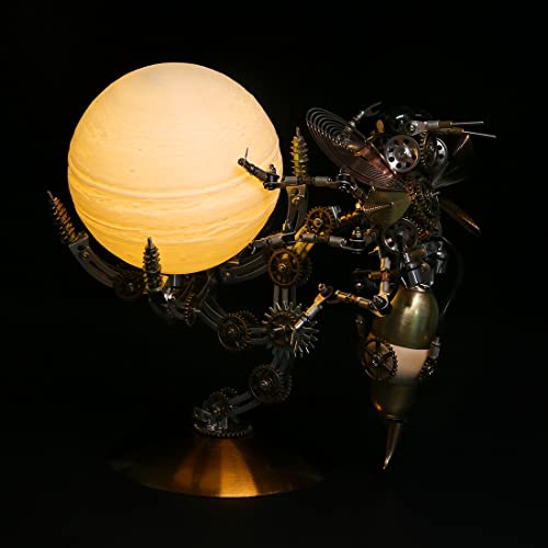 Puzzle 3D métal de 627 pièces : guêpe steampunk de haute précision