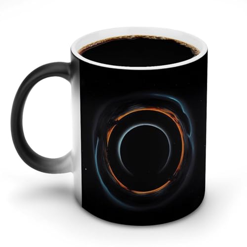 FHESDCW Mysterious Cosmic Black Holes Mug Magic Color Changing Ceramic
