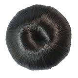 VICASKY Haarknoten Haarverlängerung Mit Donuts Für Damen Chignon Aus Hochtemperaturfaser Haarwickler Zum Selbermachen Von Dutt Schwarz Für Hochzeit Party Ballett Und Alltag