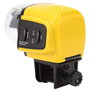 1Pc Digital Automatic Electrical Plastic Fish Feeder Timer for Fish, Vacation Fish Feeder Timer (Without Battery)