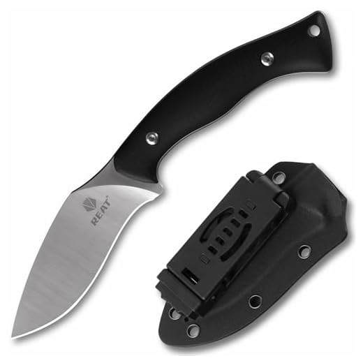REAT Ergonomic Fixed Blade Hunting Knife