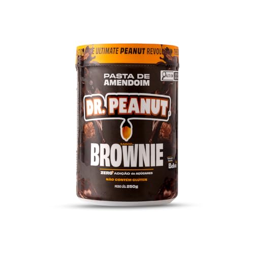DR. Peanut Pasta de Amendoim Brownie 250G - Com Whey Protein