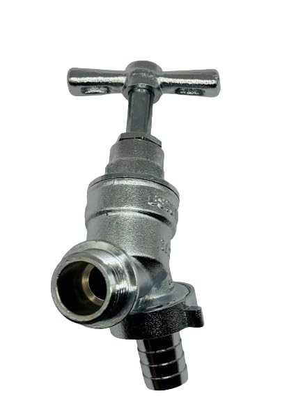 hep® Bringing your space to life 1/2" BSP Outdoor Garden Tap Bib Tap Chrome Plated WRAS Approved, Silver - Image 4