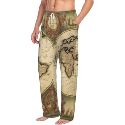 Pantalon de pyjama pour homme bas de pyjama doux taille 3XL nuit