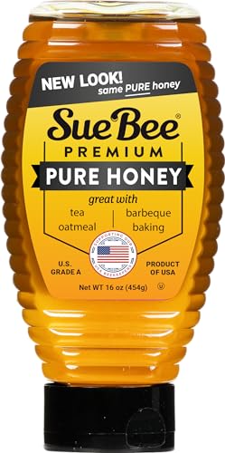 Sue Bee Pure Premium Honey From USA Beekeepers, 16 Ounce (1 LB)