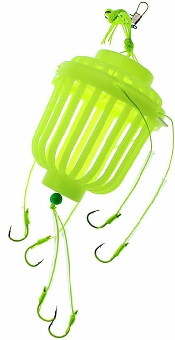 5 pcs Sturdy Carp Fishing Hook Feeder Fishing Baits Cages for Silver Carp Black Fish Carp