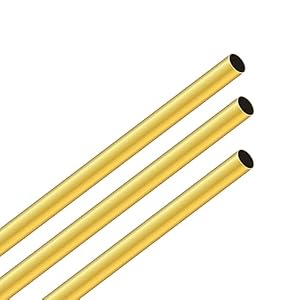 LAVMHAB 8 mm Messingrohre, 3 Stück, 300mm