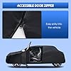 6 Layers Car Cover Waterproof All Weather for Automobiles, Size A1 Universal Fit for Nissan Versa, Kia Rio, Hyundai Accent, Audi TT, Porsche 718, BMW Z4, etc (UP to 177 inch) #1
