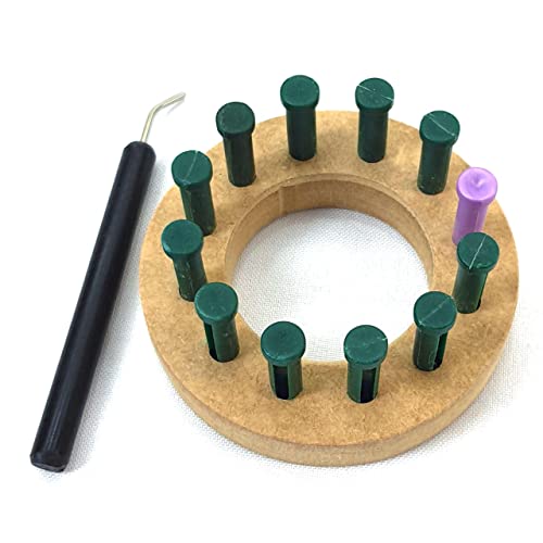 Tear Circular diâmetro 07cm com 12 pinos Brinde Agulha