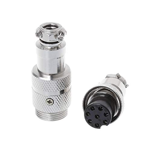 Conector de Aviación GX16 Macho y Hembra Push Pull 2-8 Pines miniatura 5