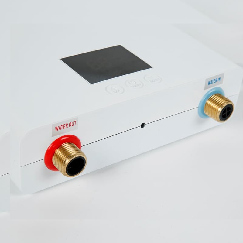 Chauffe-eau sans réservoir électrique à affichage LCD avec télécommande