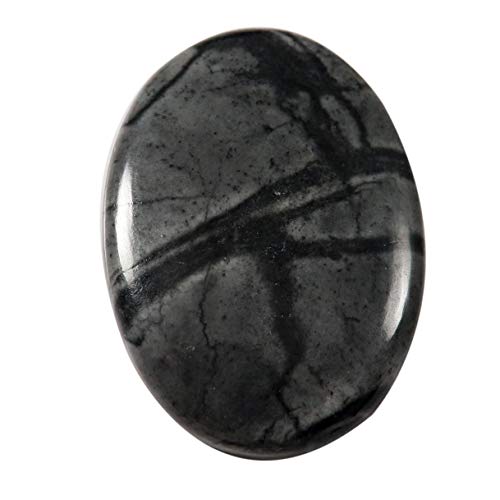 Jaspe Picasso authentique cabochon parfait pour apaiser l'esprit et la méditation